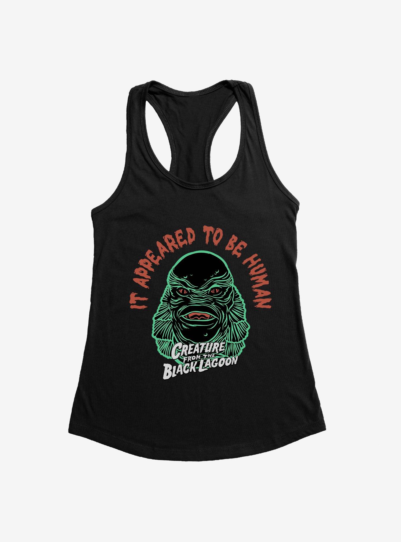 Creature From The Black Lagoon It Appeared To Be Human Womens Tank Top, BLACK, hi-res