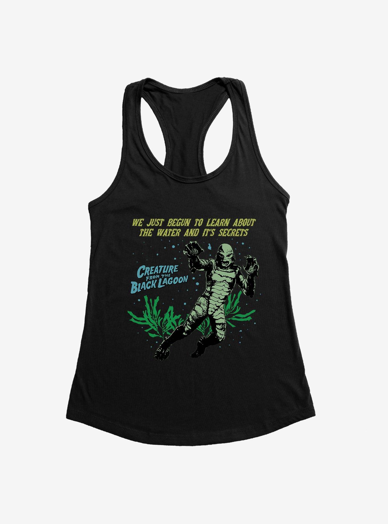 Creature From The Black Lagoon Water And It's Secrets Womens Tank Top, BLACK, hi-res