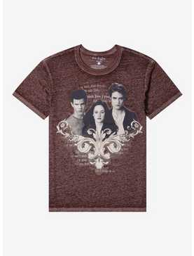 The Twilight Saga Trio Burnout Wash Boyfriend Fit Girls T-Shirt, , hi-res