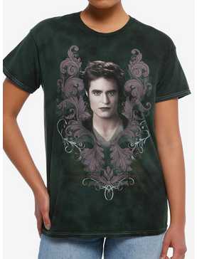 The Twilight Saga Edward Tie-Dye Boyfriend Fit Girls T-Shirt, , hi-res