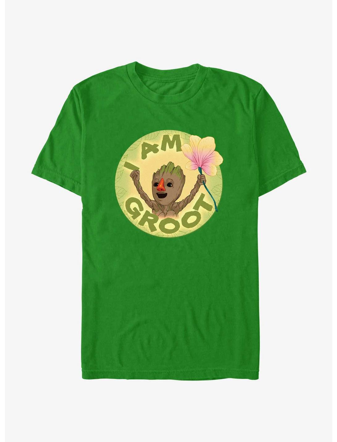 Marvel I Am Groot With Flower T-Shirt, KELLY, hi-res