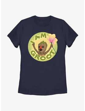 Marvel I Am Groot With Flower Womens T-Shirt, , hi-res