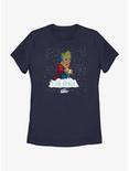 Marvel I Am Groot Snowball Womens T-Shirt, NAVY, hi-res