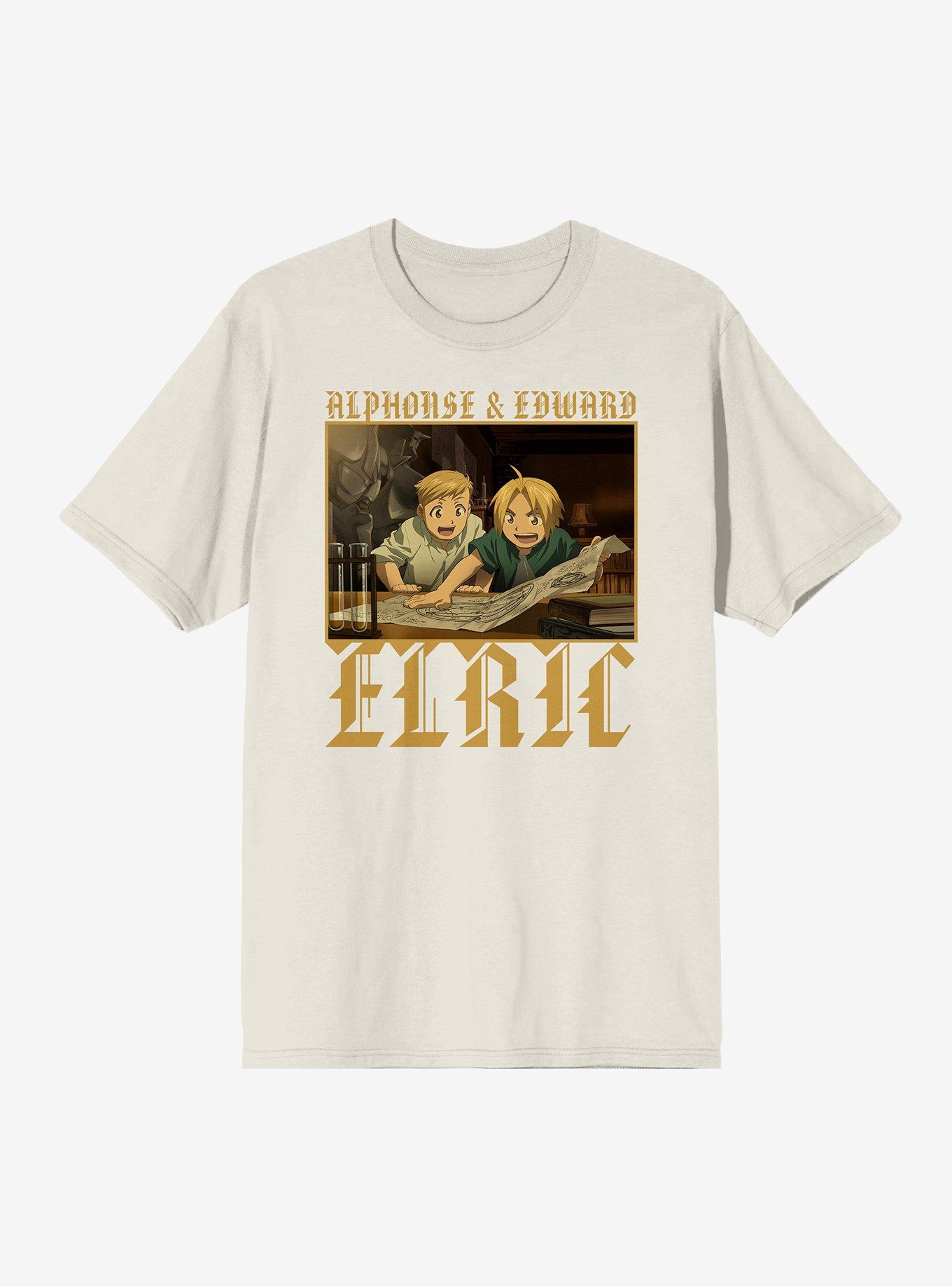 Full Metal Alchemist: Brotherhood Brothers Panel T-Shirt, BEIGE, hi-res