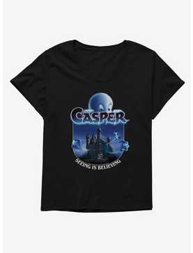 Casper Film Castle Poster Womens T-Shirt Plus Size, , hi-res