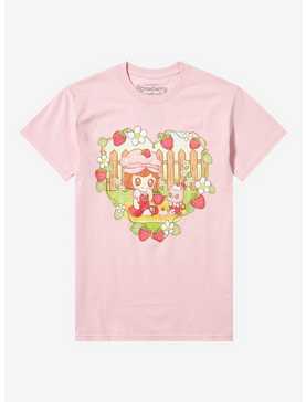 Strawberry Shortcake X Spooksieboo Heart Boyfriend Fit Girls T-Shirt, , hi-res