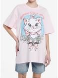 Disney The Aristocats Marie Filigree Girls Oversized T-Shirt | Hot Topic