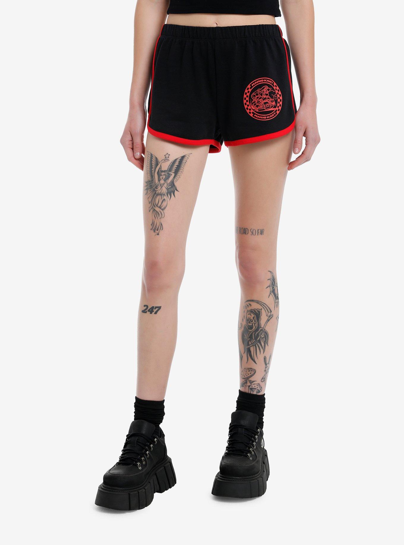 Mario Kart Red Stripe Lounge Shorts, GREEN, hi-res