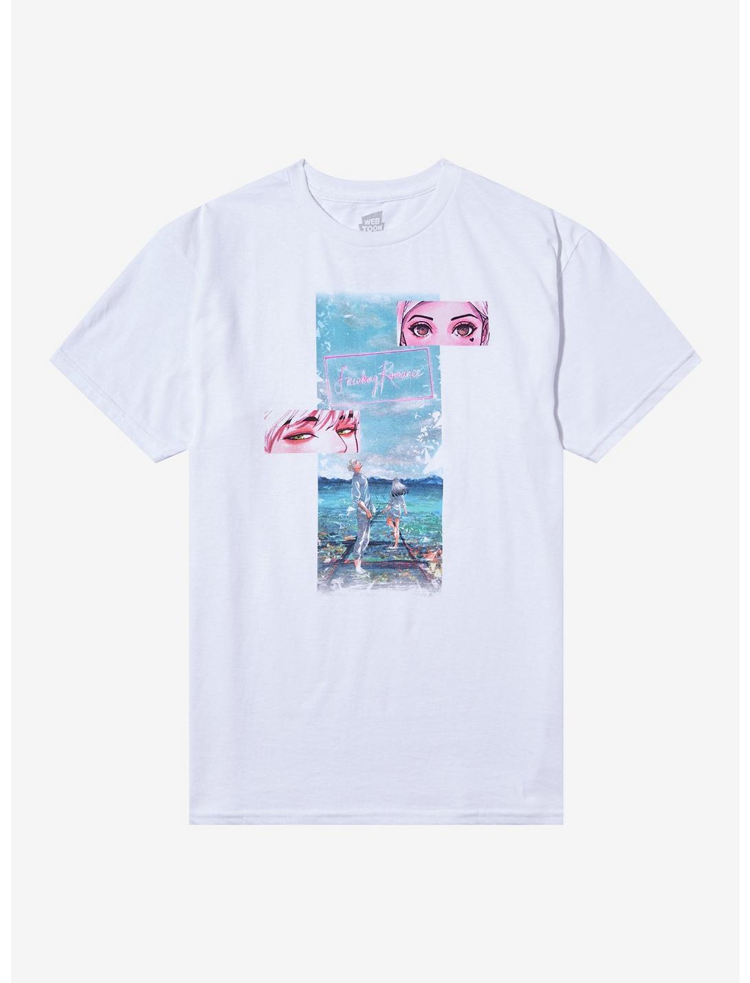 Freaking Romance Beach Boyfriend Fit Girls T-Shirt, MULTI, hi-res