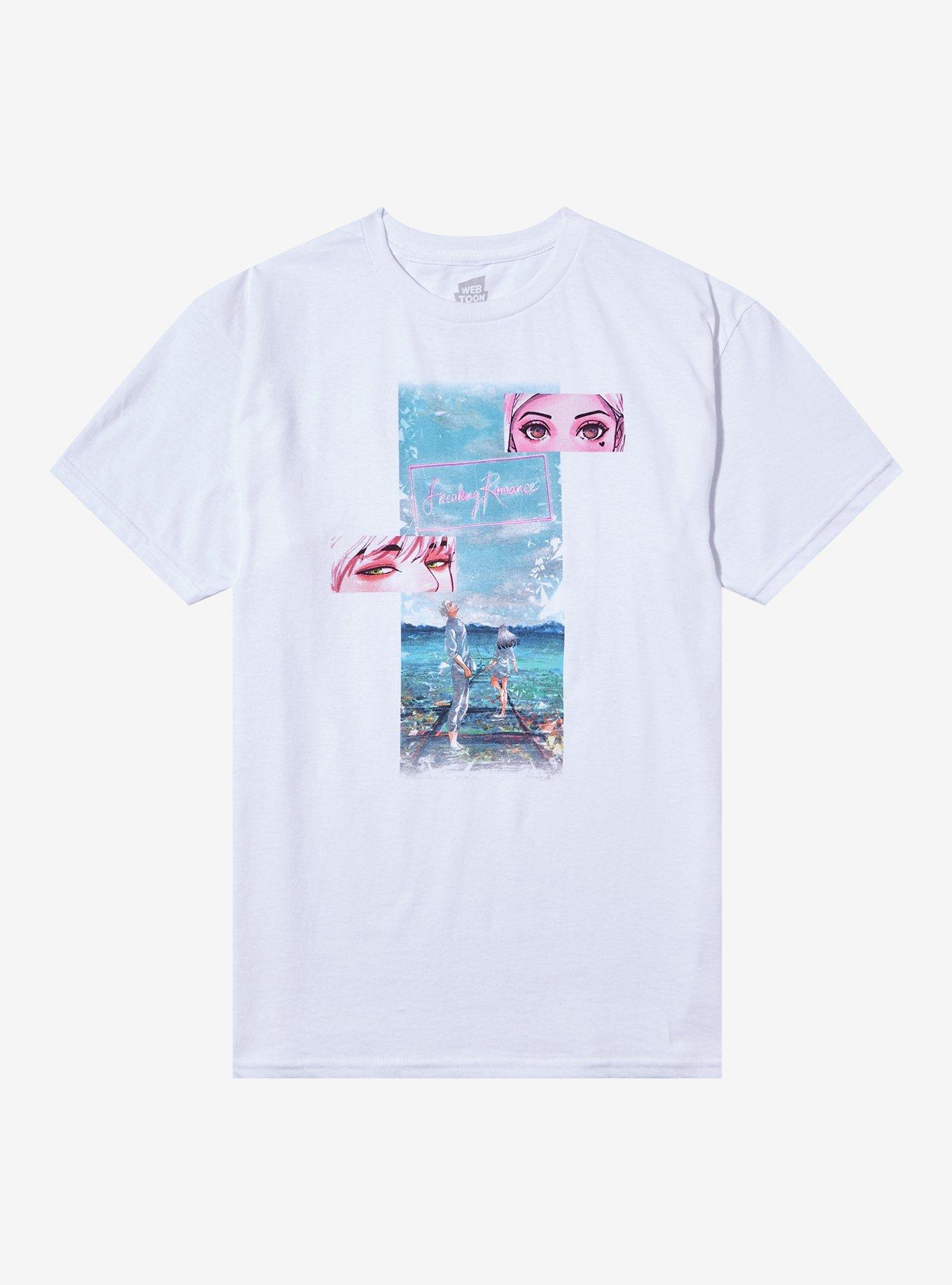 Freaking Romance Beach Boyfriend Fit Girls T-Shirt, MULTI, hi-res