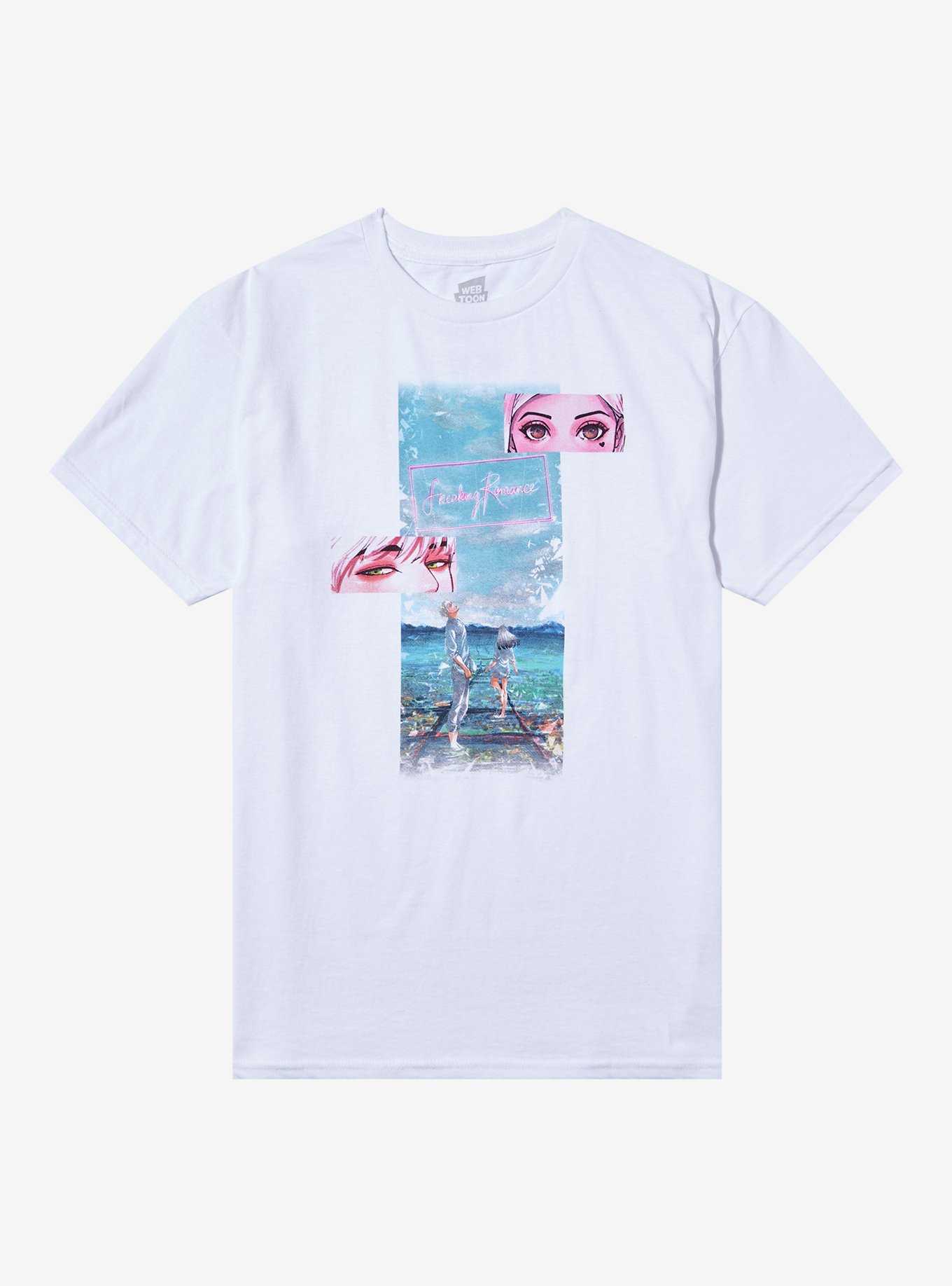 Freaking Romance Beach Boyfriend Fit Girls T-Shirt, , hi-res