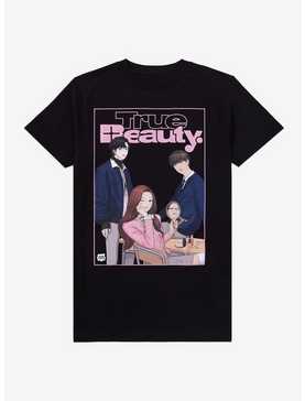 True Beauty Trio Glitter Boyfriend Fit Girls T-Shirt, , hi-res