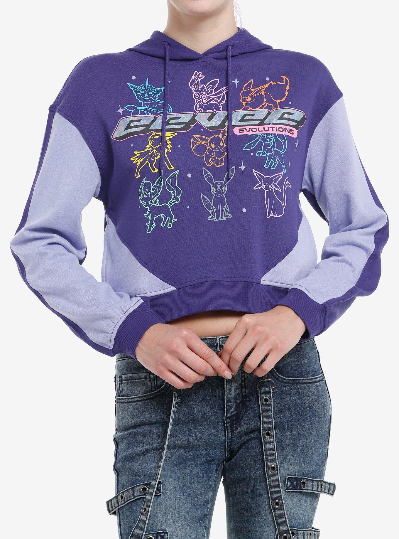 Pokemon Eevee Evolutions Iridescent Foil Girls Hoodie, , hi-res