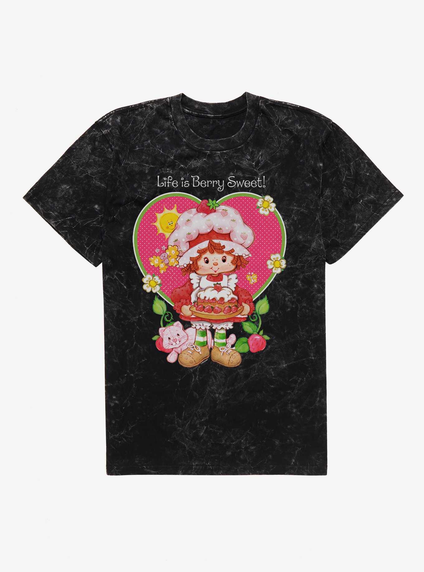 Strawberry Shortcake Life Is Berry Sweet Mineral Wash T-Shirt, , hi-res
