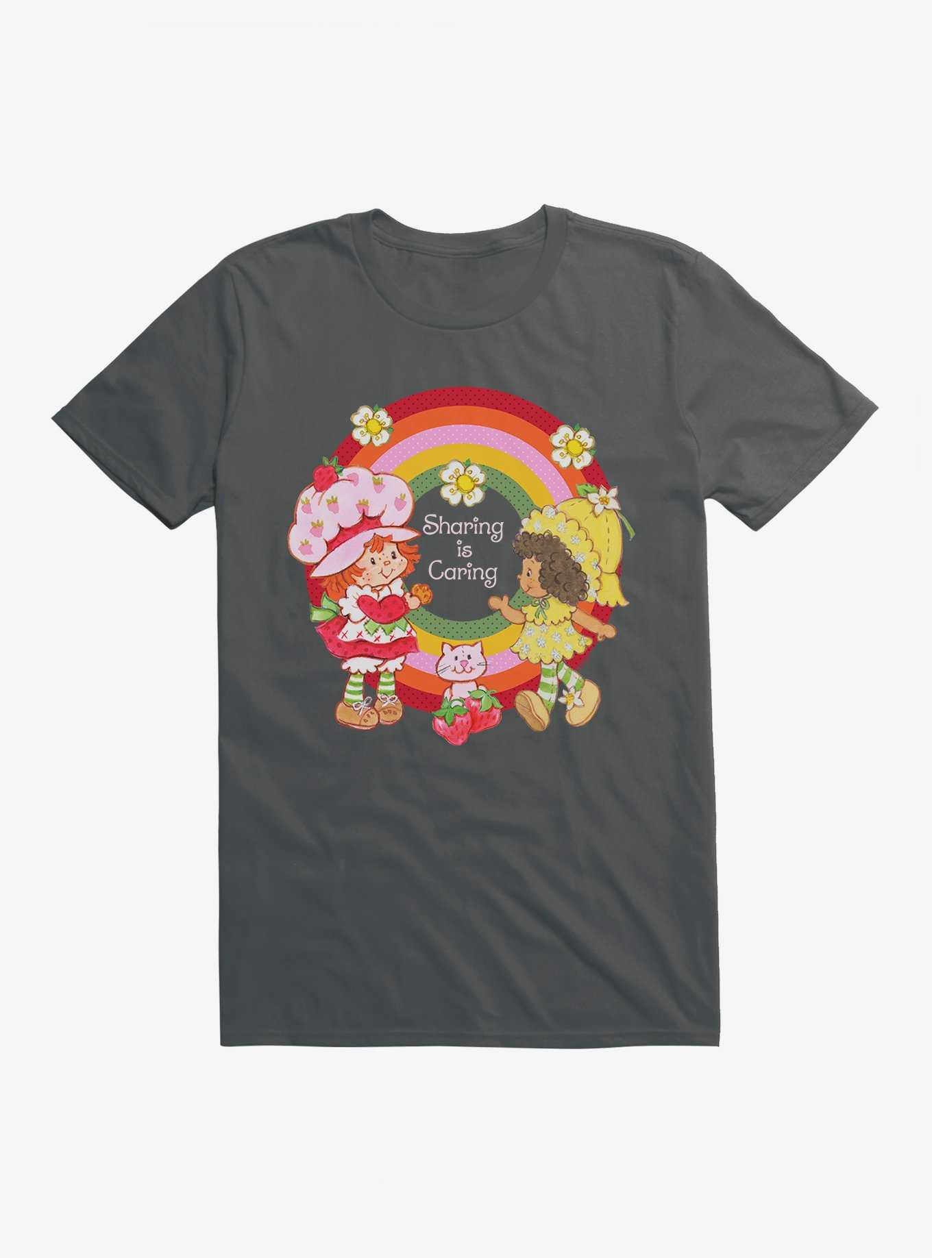Strawberry Shortcake & Orange Blossom Sharing Is Caring Rainbow T-Shirt, , hi-res