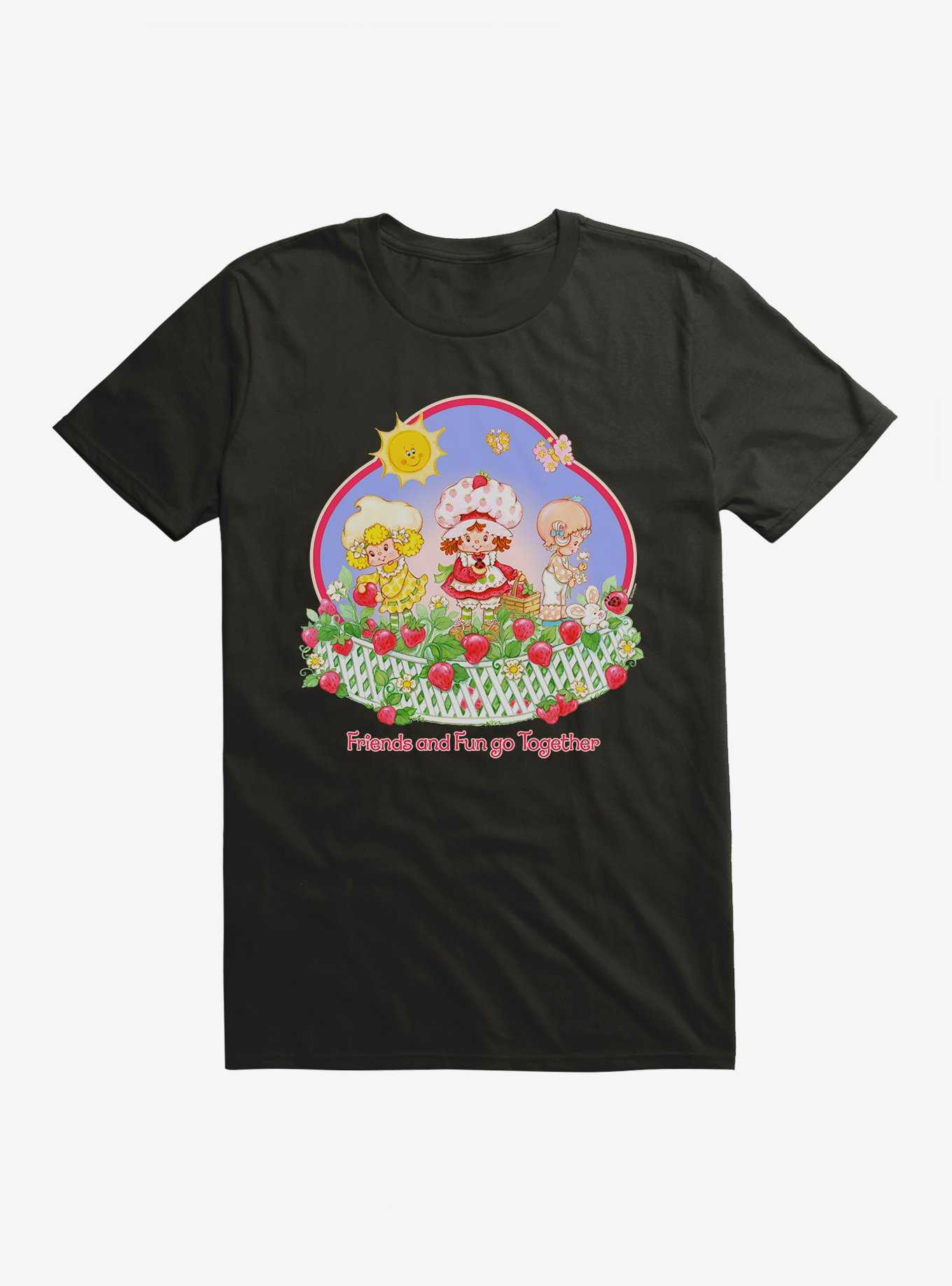 Strawberry Shortcake & Orange Blossom Friends And Fun Go Together T-Shirt, , hi-res