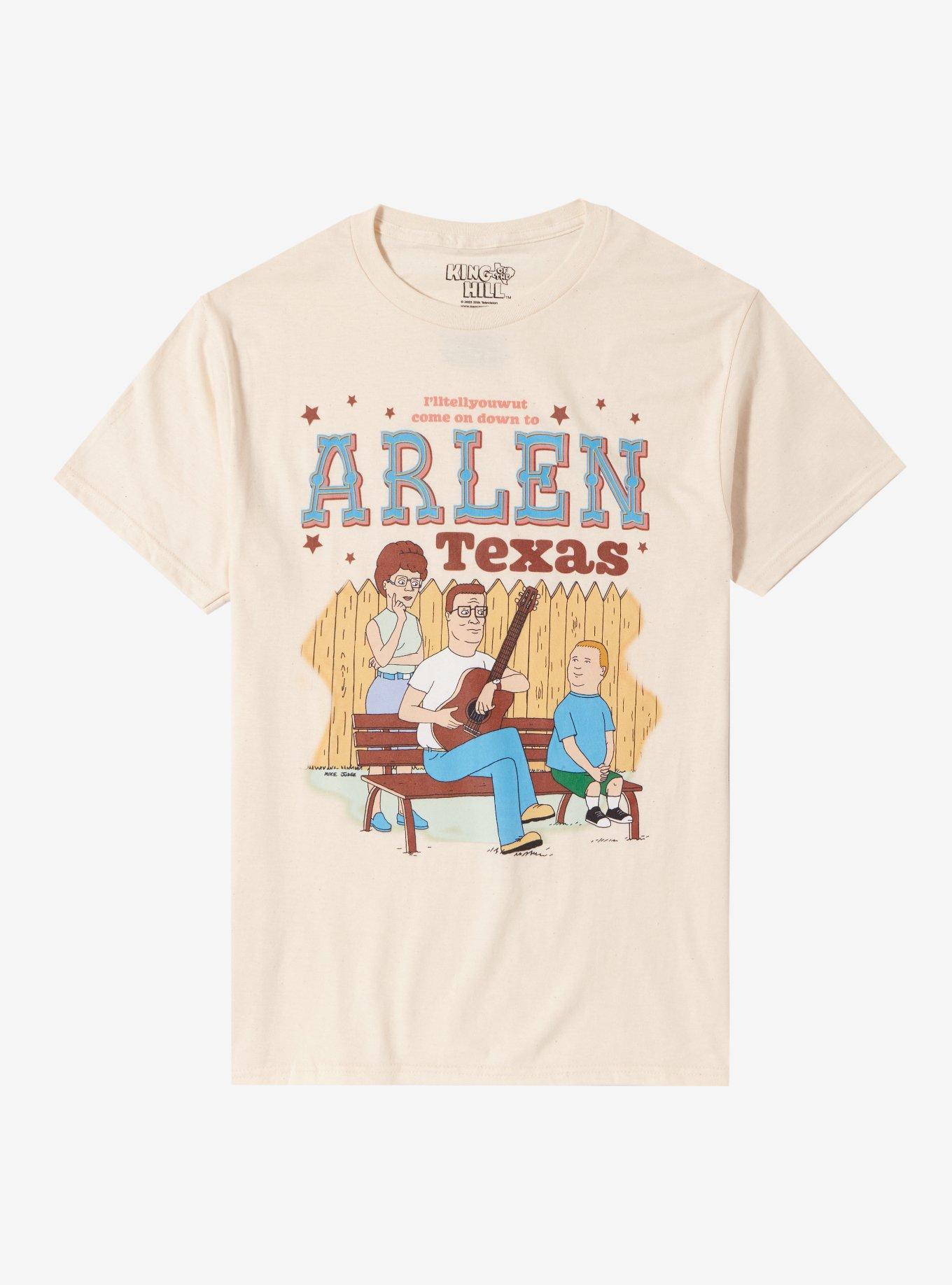 King Of The Hill Come To Arlen Texas Boyfriend Fit Girls T-Shirt, MULTI, hi-res