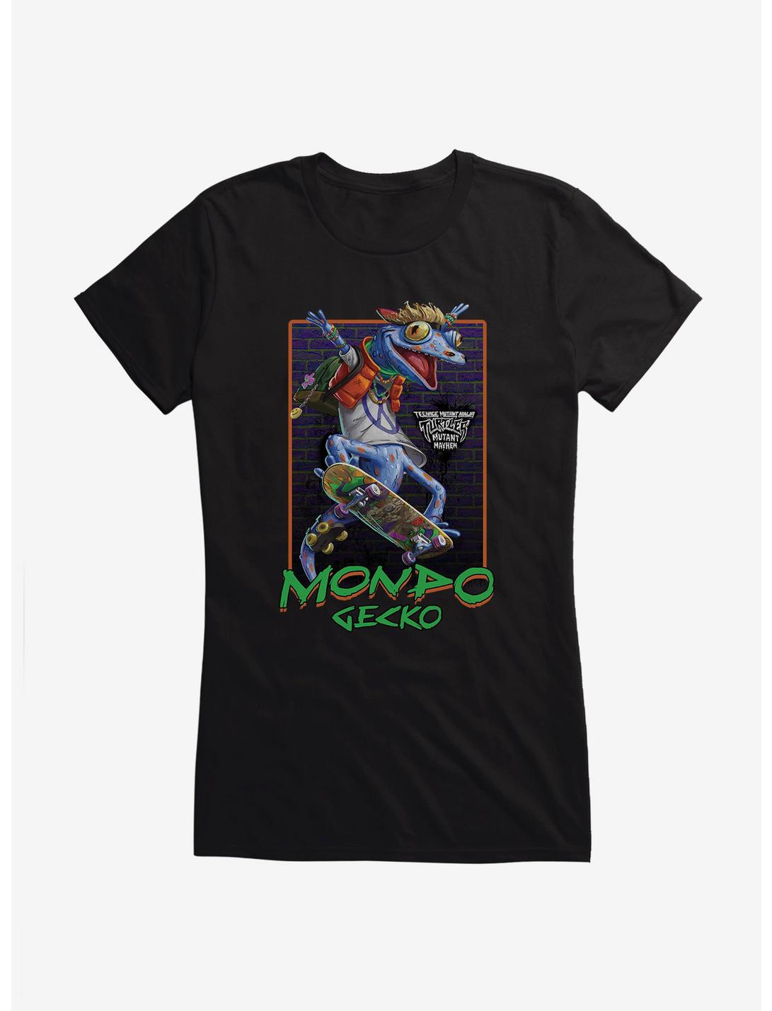Teenage Mutant Ninja Turtles: Mutant Mayhem Mondo Gecko Girls T-Shirt, BLACK, hi-res