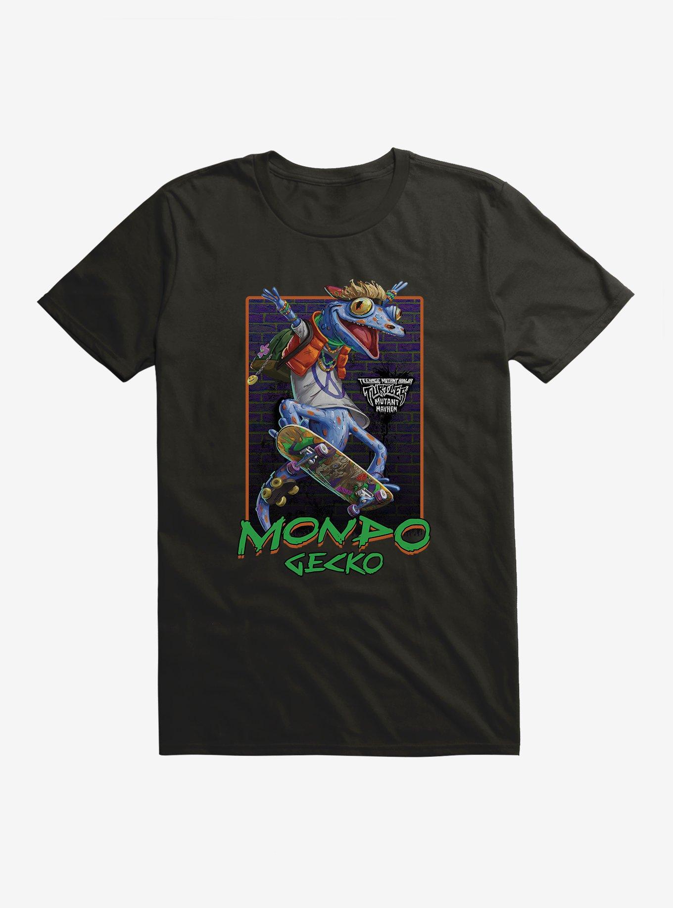 Teenage Mutant Ninja Turtles: Mutant Mayhem Mondo Gecko T-Shirt, BLACK, hi-res