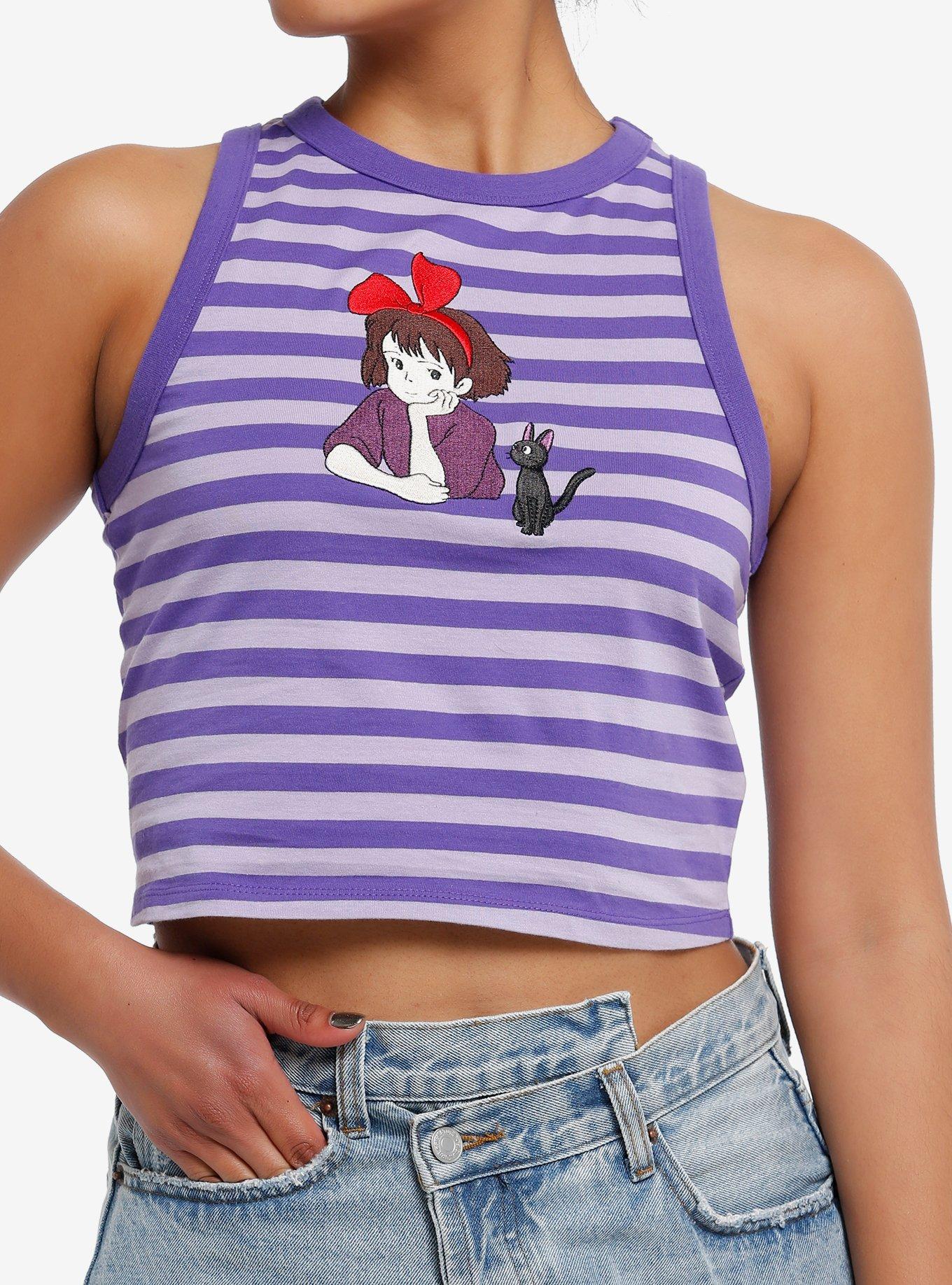 Studio Ghibli Kiki's Delivery Service Duo Embroidered Girls Tank Top, MULTI, hi-res