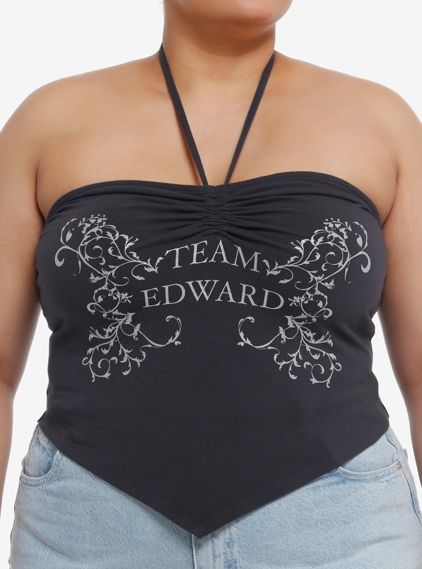 The Twilight Saga Team Edward Girls Halter Top Plus