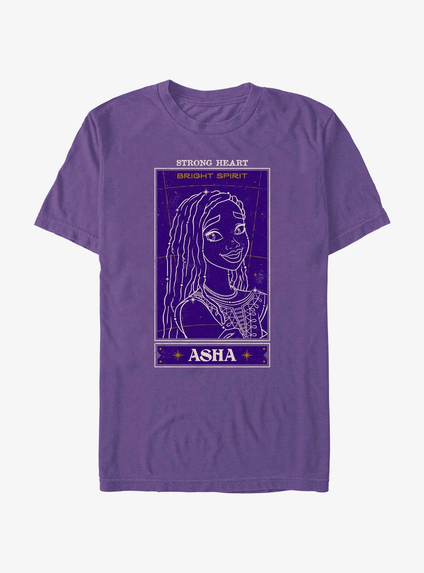 Disney Wish Strong Heart Asha Card T-Shirt, , hi-res