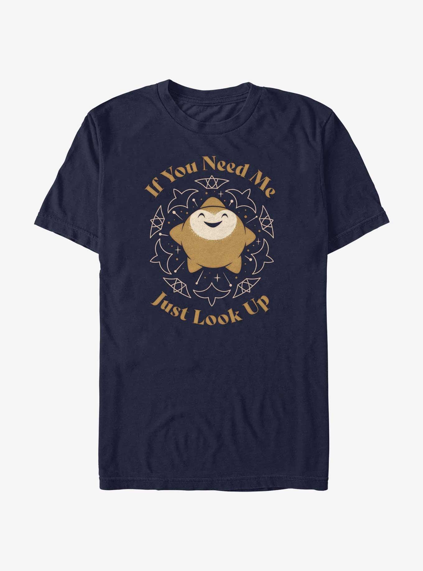 Disney Wish Star If You Need Me Just Look Up T-Shirt, , hi-res