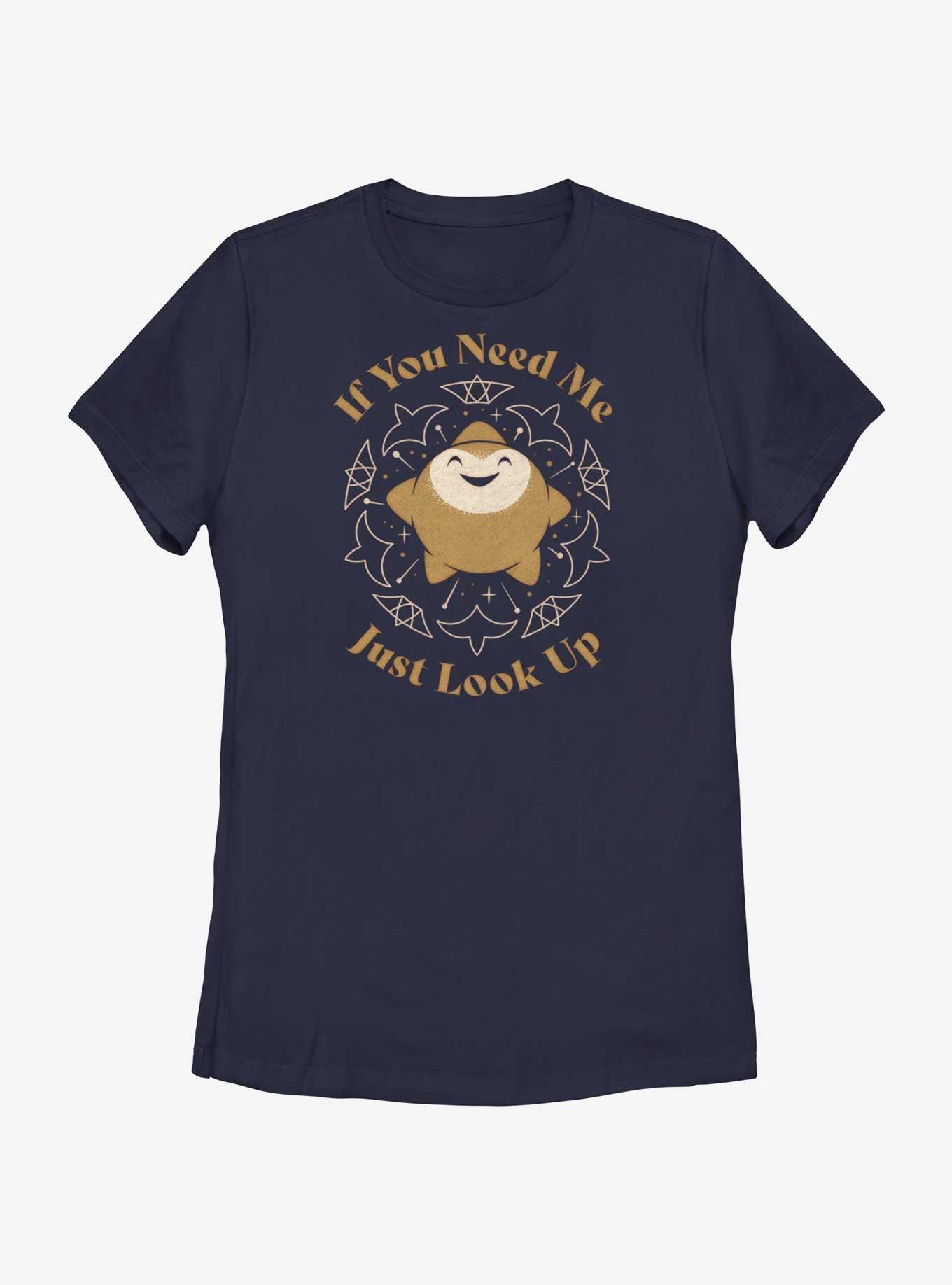 Disney Wish Star If You Need Me Just Look Up Womens T-Shirt, , hi-res