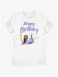 Disney Wish Happy Birthday Wish Womens T-Shirt, WHITE, hi-res