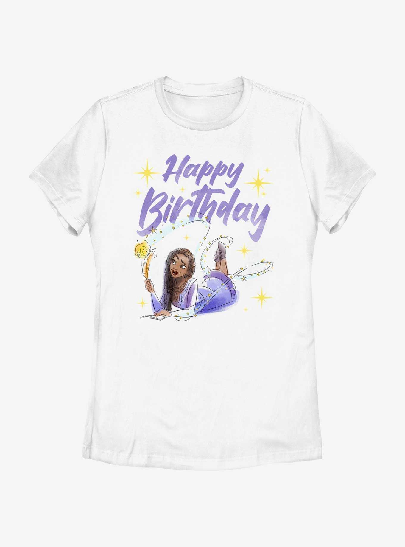 Disney Wish Happy Birthday Wish Womens T-Shirt, , hi-res