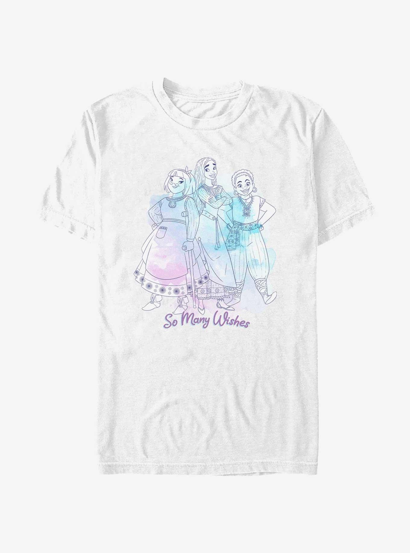 Disney Wish So Many Wishes T-Shirt, WHITE, hi-res