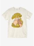 Snail & Frogs Boyfriend Fit Girls T-Shirt By Rhinlin, MULTI, hi-res