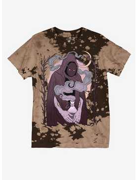 Mystical Figure Wash Boyfriend Fit Girls T-Shirt By Toon Lord, , hi-res