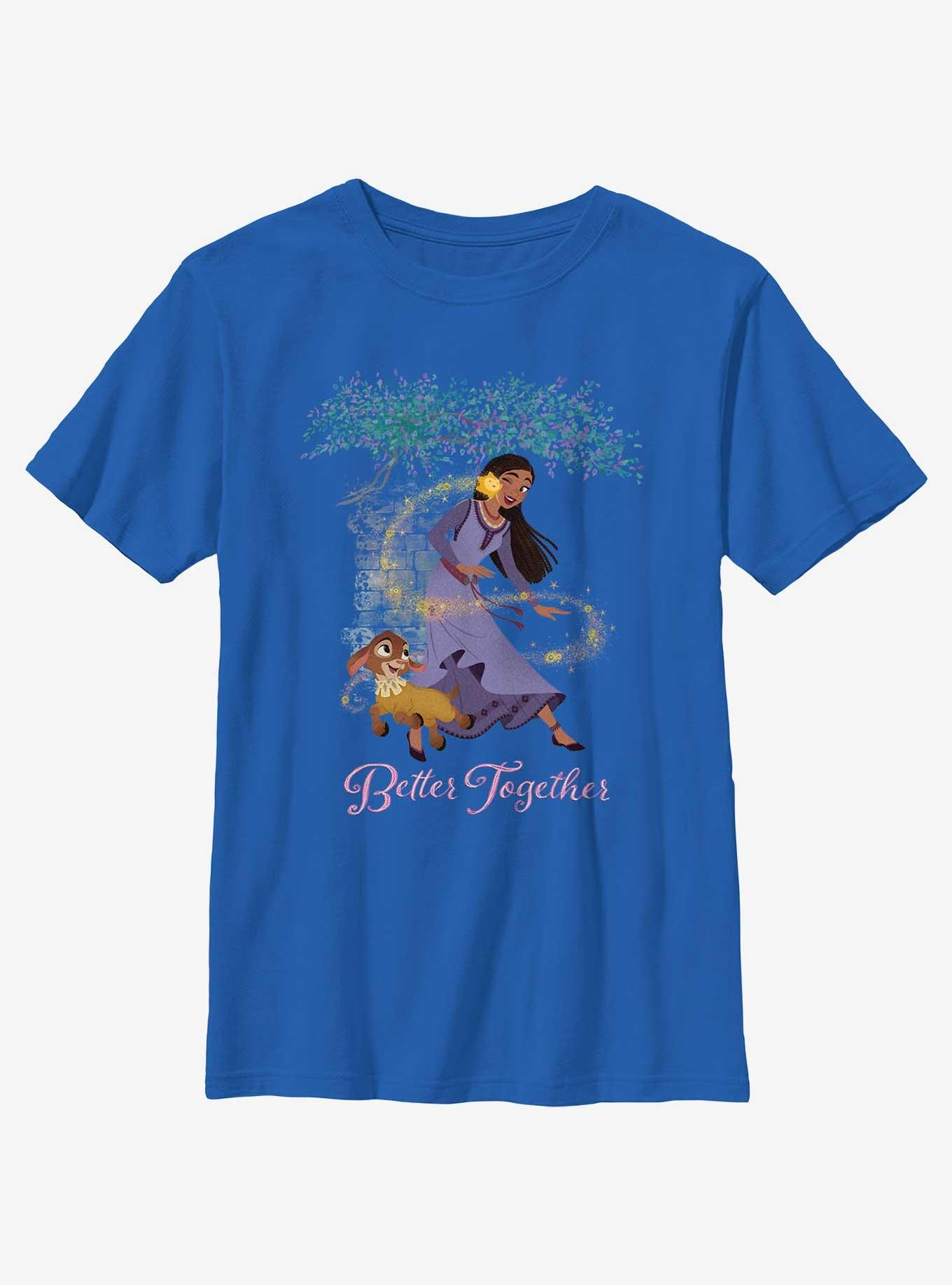 Disney Wish Better Together Youth T-Shirt, ROYAL, hi-res