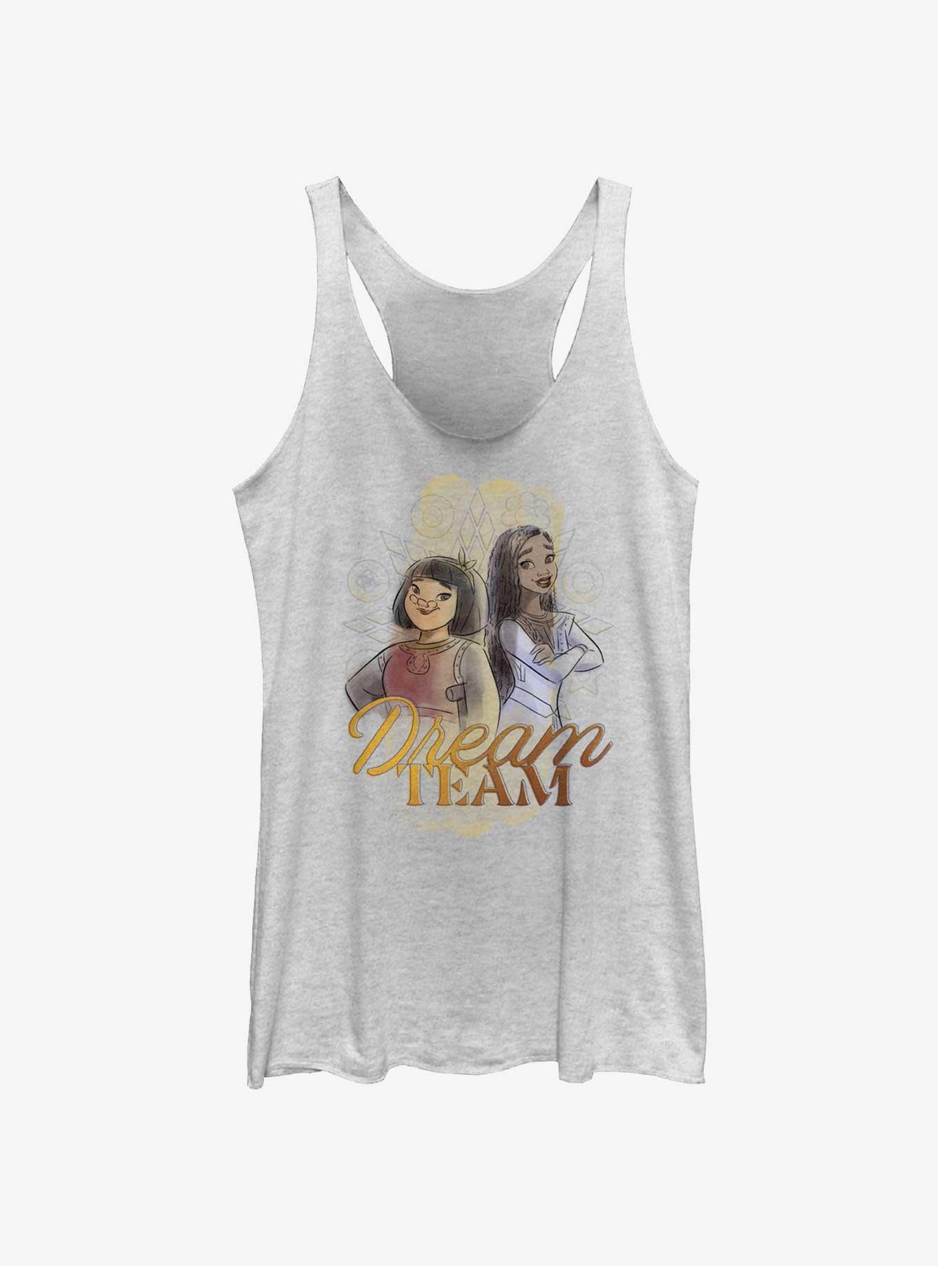 Disney Wish Dream Team Womens Tank Top, WHITE HTR, hi-res