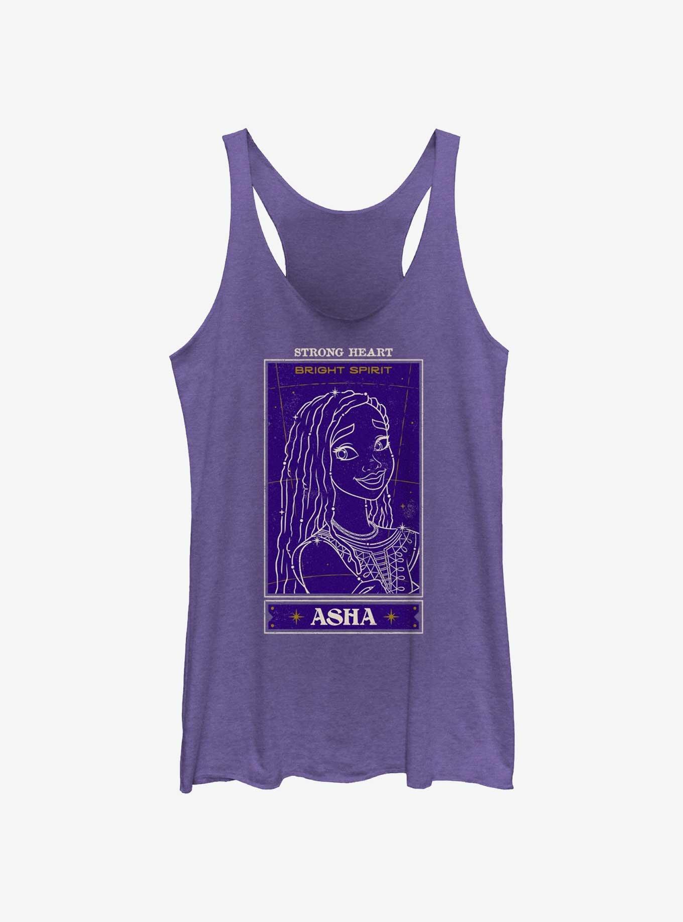 Disney Wish Strong Heart Asha Card Womens Tank Top, , hi-res