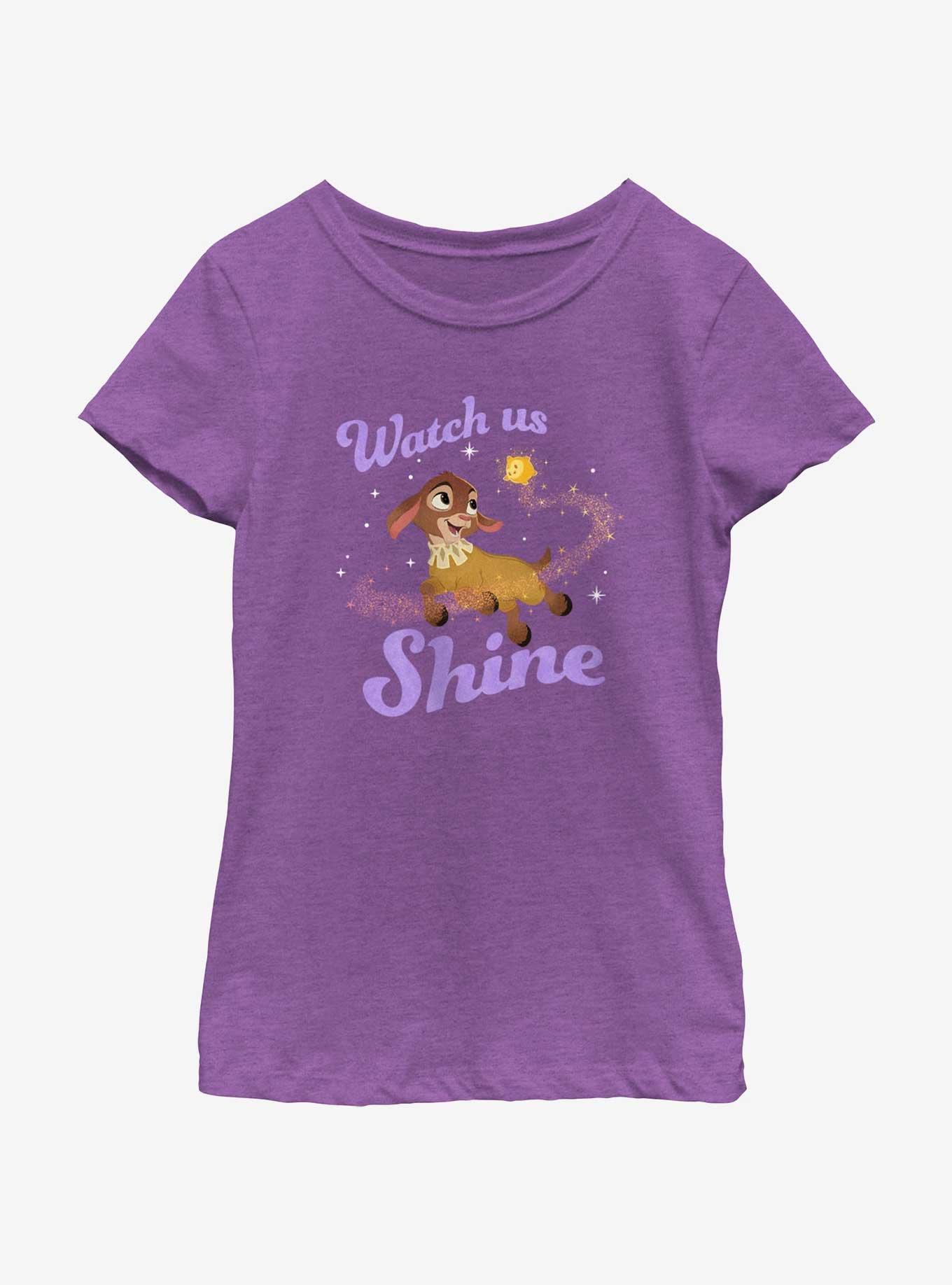 Disney Wish Watch Us Shine Youth Girls T-Shirt, , hi-res