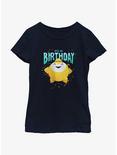 Disney Wish My Star Birthday Youth Girls T-Shirt, NAVY, hi-res