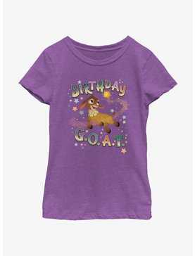 Disney Wish Birthday Goat Youth Girls T-Shirt, , hi-res
