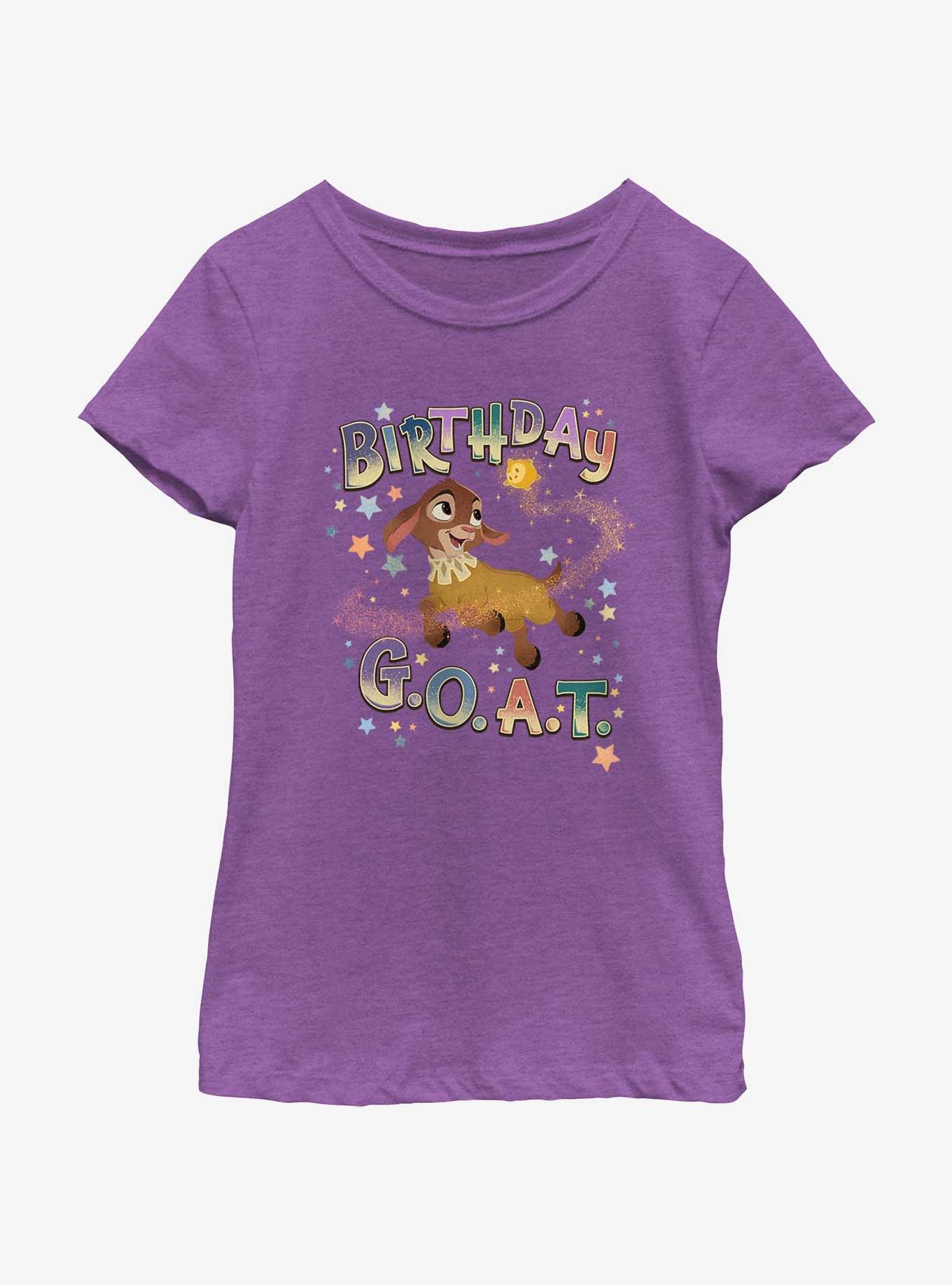 Disney Wish Birthday Goat Youth Girls T-Shirt, , hi-res