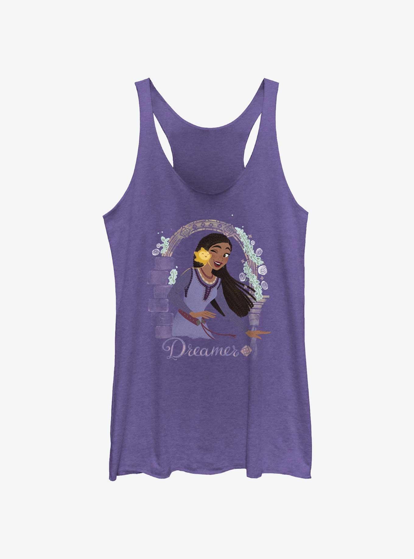 Disney Wish Dreamer Womens Tank Top, PUR HTR, hi-res