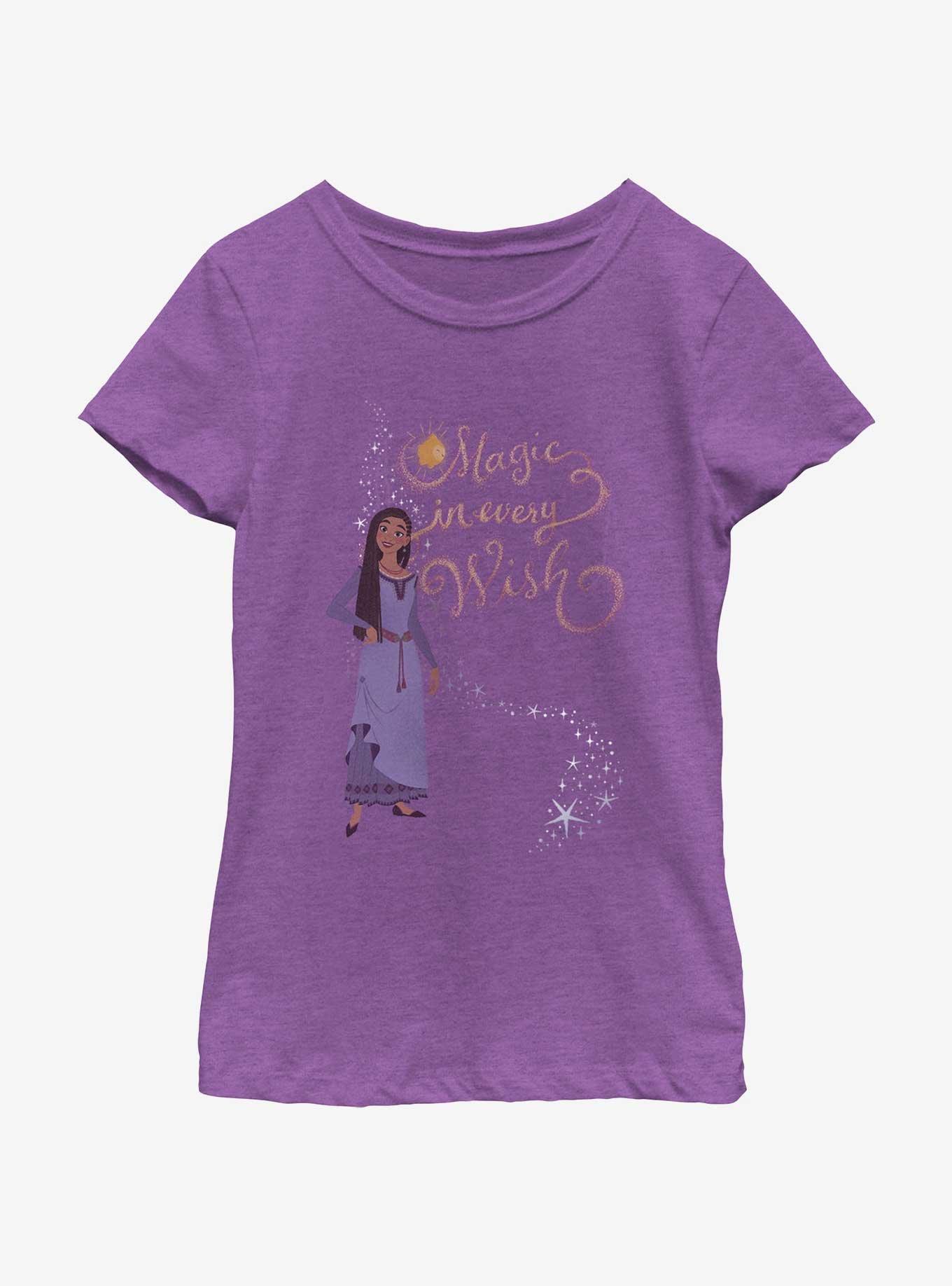 Disney Wish Magic In Every Wish Youth Girls T-Shirt, , hi-res