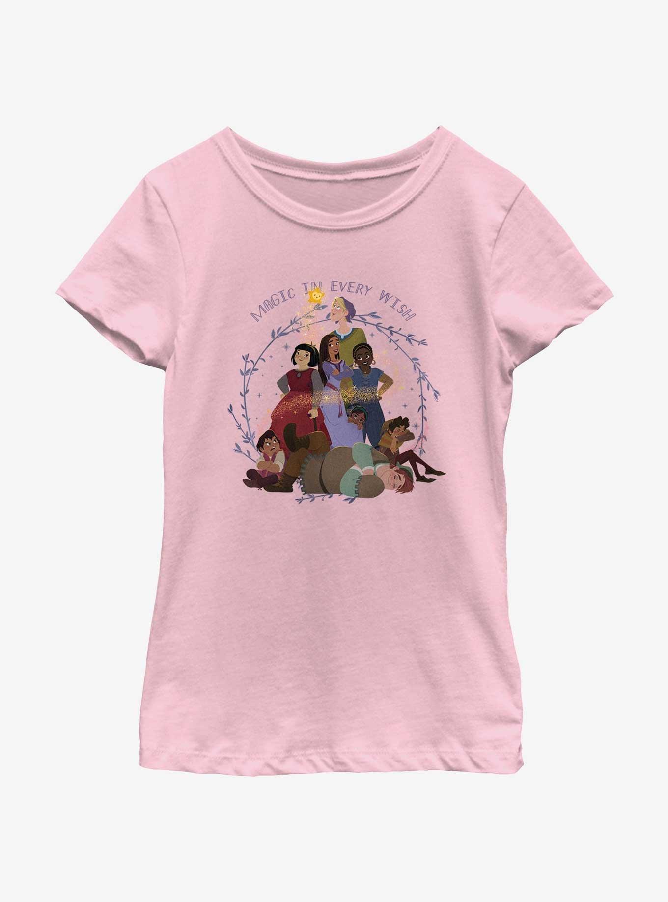 Disney Wish Magic Family Youth Girls T-Shirt, , hi-res