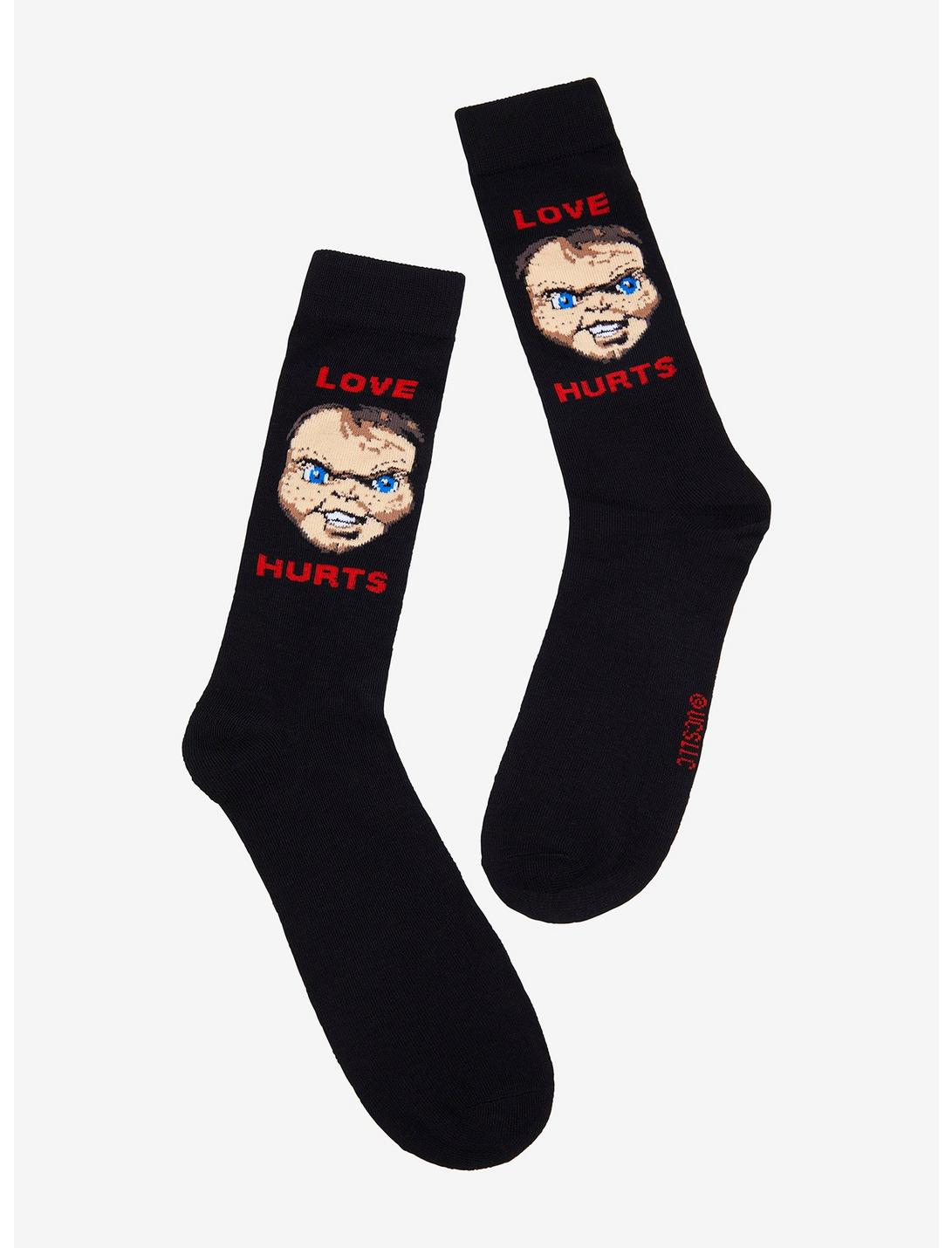 Chucky Love Hurts Crew Socks, , hi-res
