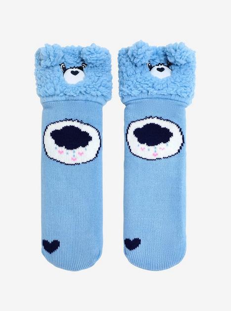 Care Bears Grumpy Bear Fuzzy Cozy Slipper Socks | Hot Topic