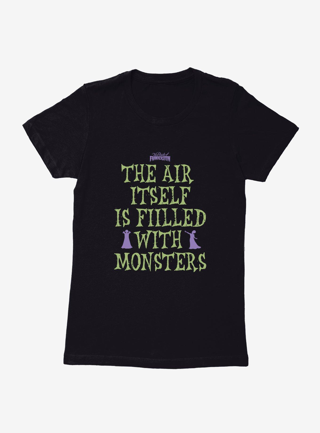 Bride Of Frankenstein Air Filled With Monsters Womens T-Shirt, , hi-res