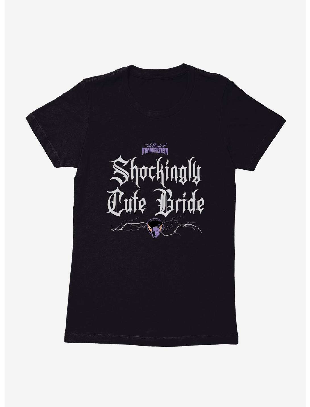 Bride Of Frankenstein Shockingly Cute Bride Womens T-Shirt, BLACK, hi-res