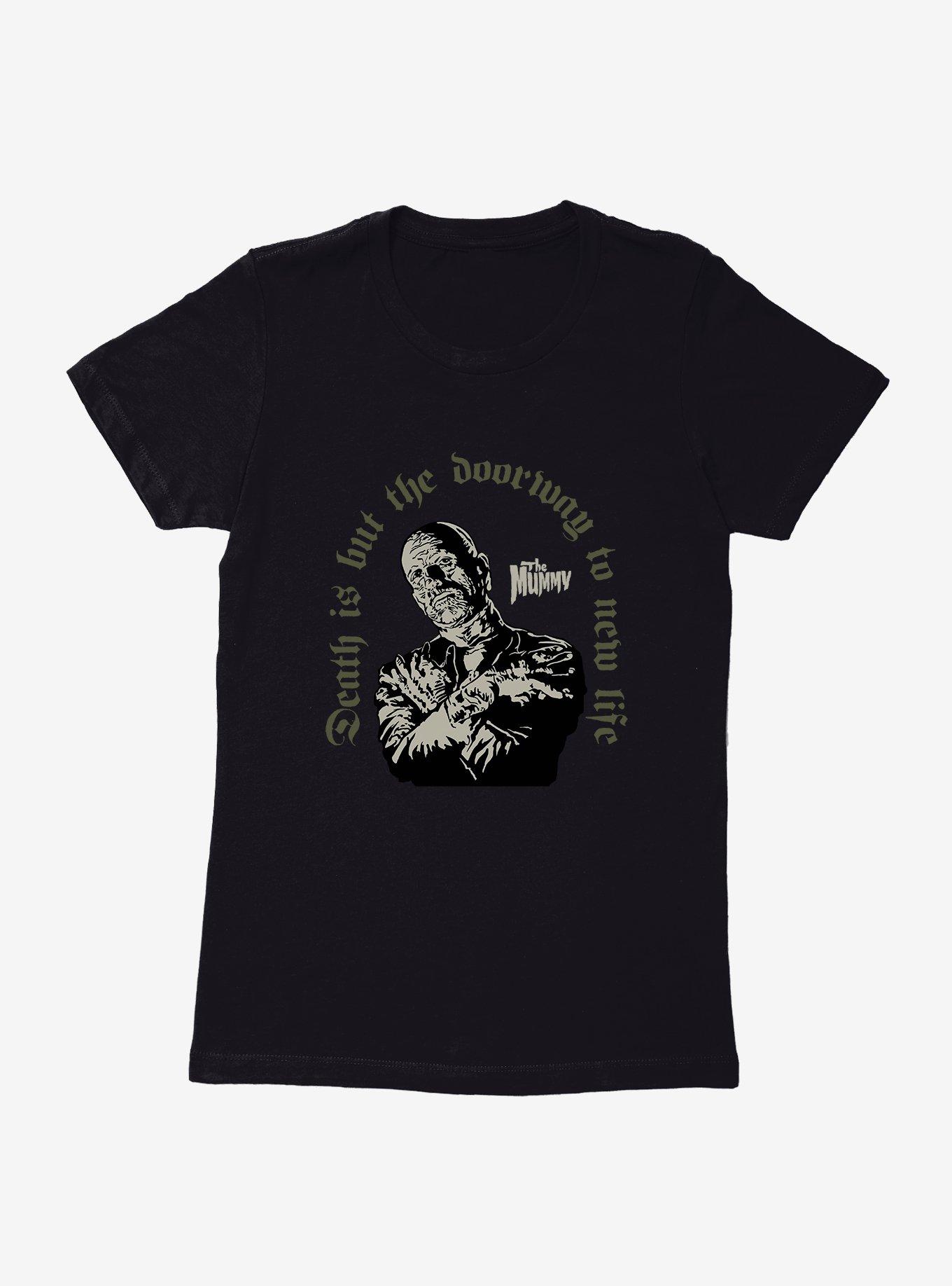 Universal Monsters The Mummy Death Is  A Doorway Womens T-Shirt, , hi-res