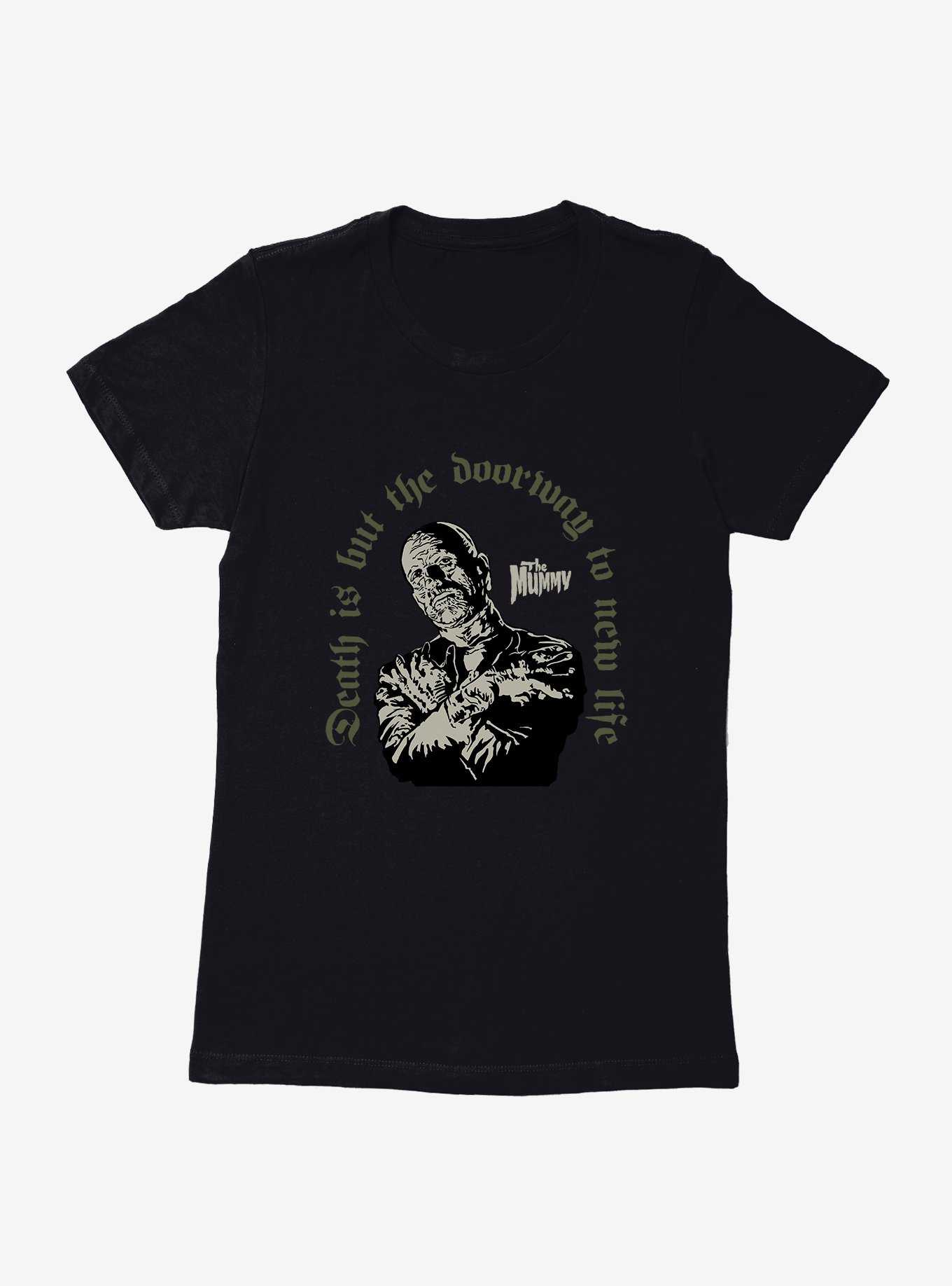 Universal Monsters The Mummy Death Is  A Doorway Womens T-Shirt, , hi-res