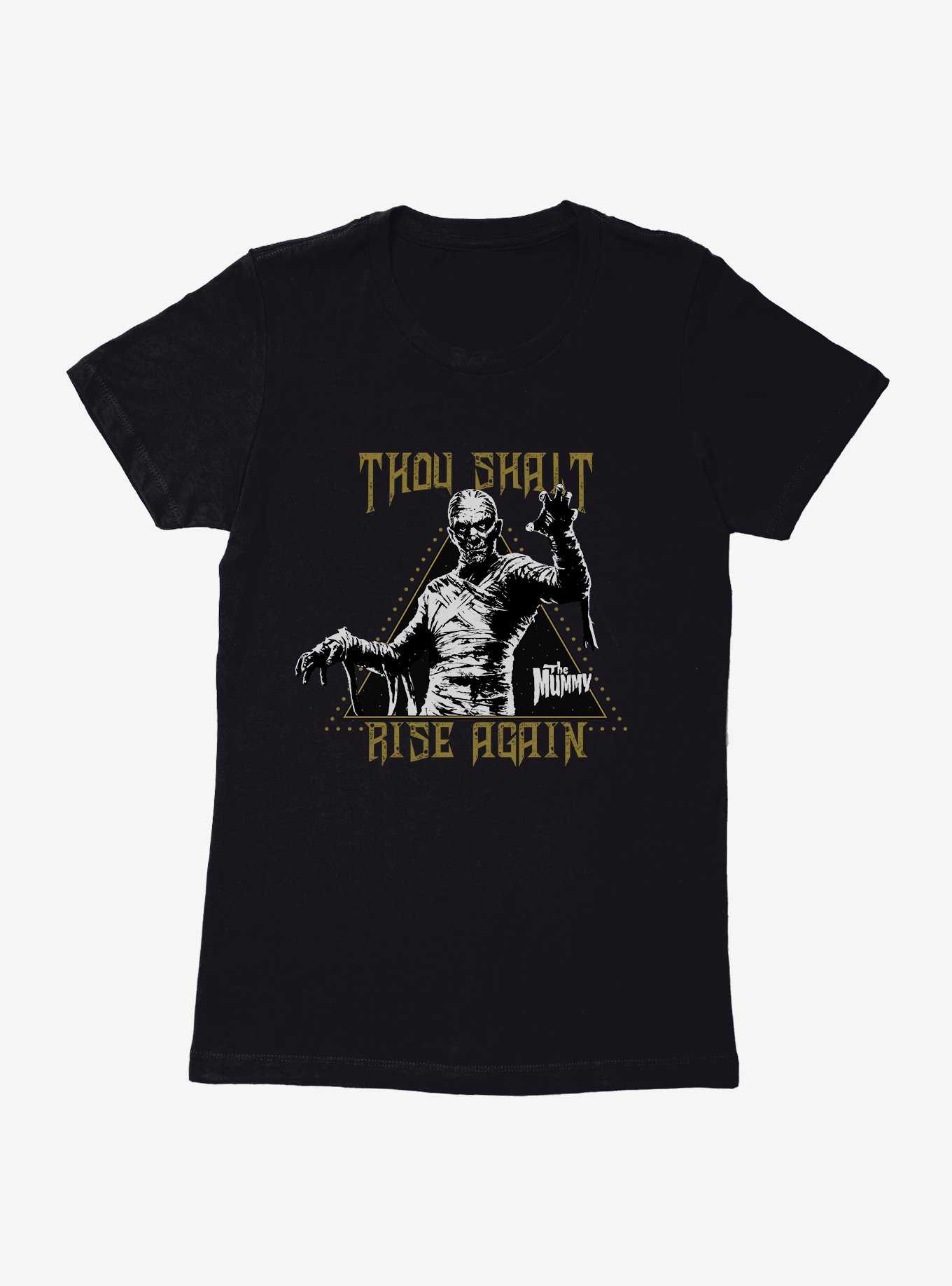 Universal Monsters The Mummy Thous Shalt Rise Again Womens T-Shirt, , hi-res